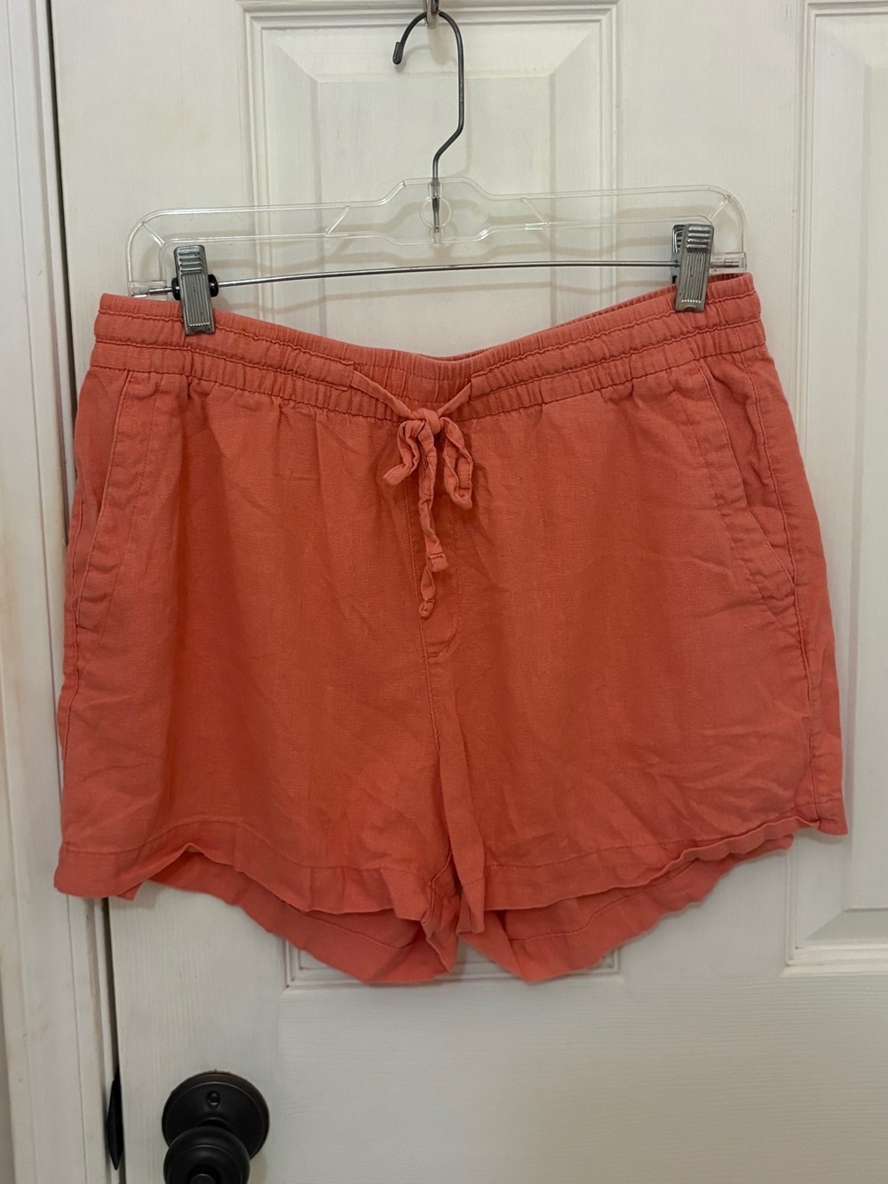 BOGO!! Old Navy Pull-On Linen Blend Shorts in Coral